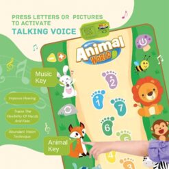 Covoras muzical bebelusi, 18 luni+, Animale salbatice 01