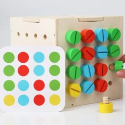 Cub multifunctional cu 5 activitati de tip Montessori, 3 ani+ 01