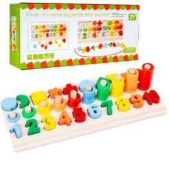 Joc logaritmic 5 in 1 activitati, 3 ani 01