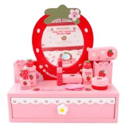 Jucarie educativa din lemn, Masuta de machiaj, 3ani 05