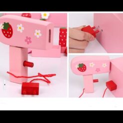 Jucarie educativa din lemn, Masuta de machiaj, 3ani 05