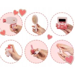 Jucarie educativa din lemn, Masuta de machiaj, 4ani+ 01