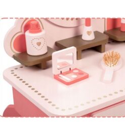 Jucarie educativa din lemn, Masuta de machiaj, 4ani+ 01