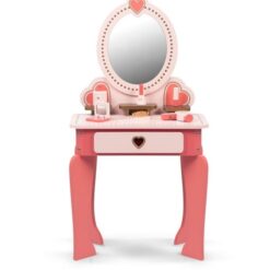Jucarie educativa din lemn, Masuta de machiaj, 4ani+ 01