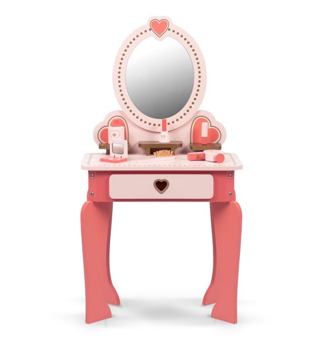 Jucarie educativa din lemn, Masuta de machiaj, 4ani+ 01