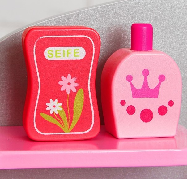 Jucarie educativa din lemn, Set de ingrijire si curatenie, 3ani 010