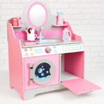 Jucarie educativa din lemn, Set de ingrijire si curatenie, 3ani