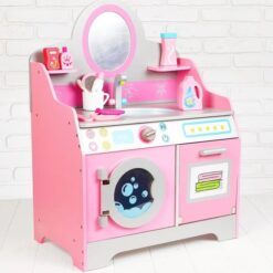 Jucarie educativa din lemn, Set de ingrijire si curatenie, 3ani 010