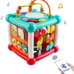 Jucarie interactiva pentru bebelusi, cub de activități 15-în-1, 6 luni+