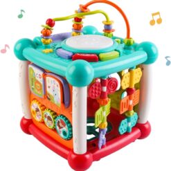 Jucarie interactiva pentru bebelusi, cub de activități 15-în-1, 6 luni+ 02