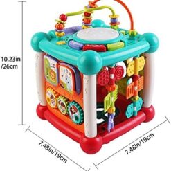 Jucarie interactiva pentru bebelusi, cub de activități 15-în-1, 6 luni+ 02