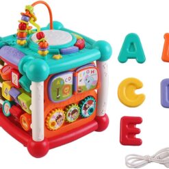Jucarie interactiva pentru bebelusi, cub de activități 15-în-1, 6 luni+ 02