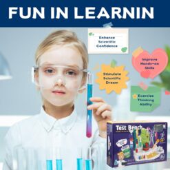 Kit STEM (Știință, Tehnologie, Inginerie, Matematică) 6 ani+, 100 Experimente 01