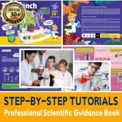 Kit STEM (Știință, Tehnologie, Inginerie, Matematică) 6 ani+, 100 Experimente 01