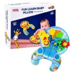Perna burtica cu activitati pentru bebelusi, Albastru, 0 luni+
