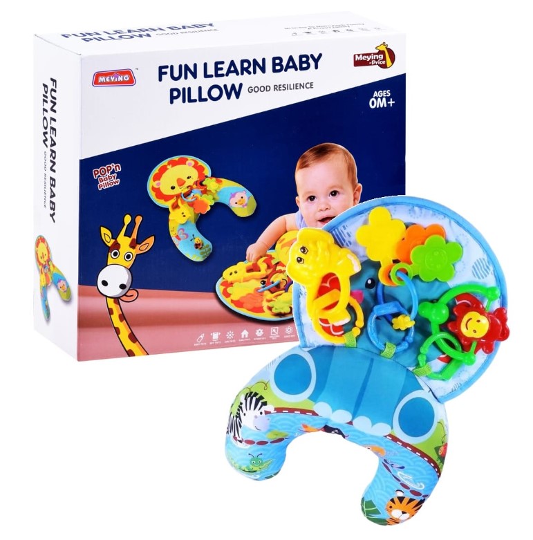 Perna burtica cu activitati pentru bebelusi, Albastru, 0 luni+ 01