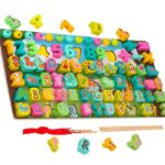 Puzzle cu imagine de asociere, joc logaritmic, 8 in 1 activitati, 3 ani