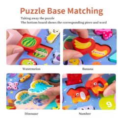 Puzzle, joc logaritmic montessori, 8 in 1 activitati, 3 ani 01