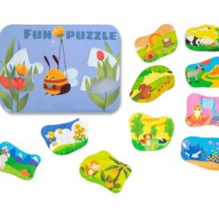 Set 10 Puzzle-uri din 2 piese, Hrana animalelor 3 ani+