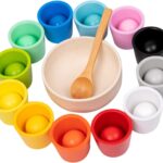 Set ceramic, joc de sortare, de tip Montessori, 3 ani+