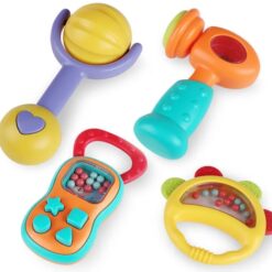 Set cu 6 jucarii interactive si senzoriale pentru bebelusi, 0 luni+ 001