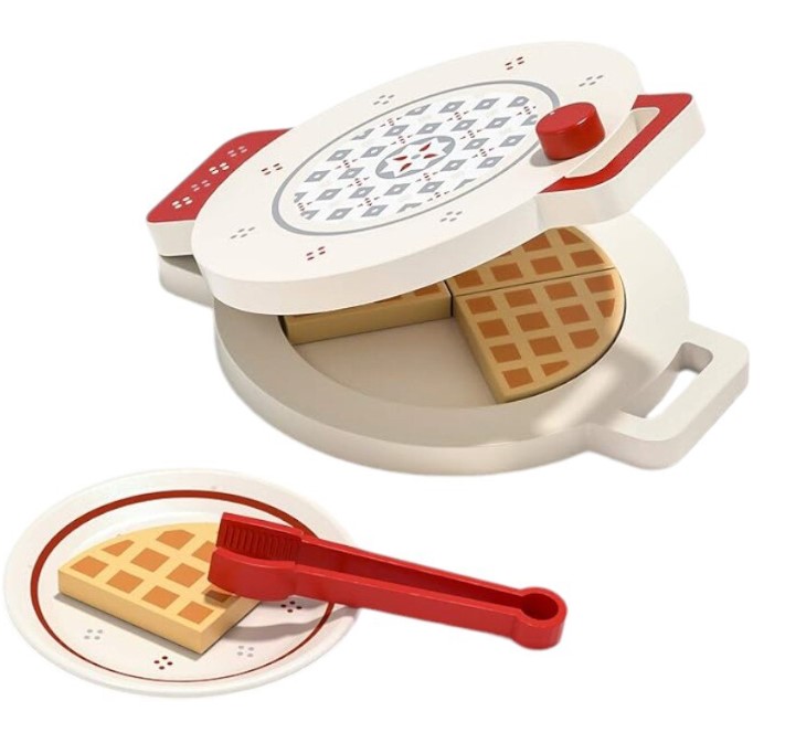 Set de gatit din lemn, Aparat de facut vafe, 3 ANI 01