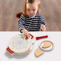 Set de gatit din lemn, Aparat de facut vafe, 3 ANI 01