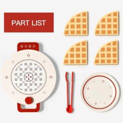 Set de gatit din lemn, Aparat de facut vafe, 3 ANI 01