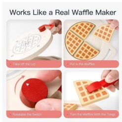 Set de gatit din lemn, Aparat de facut vafe, 3 ANI 01