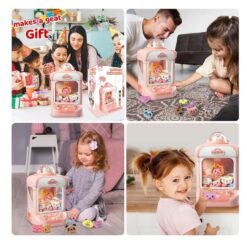 Set jucarii interactive pentru Copii, Gashapon Capsules, 3-6 ani, Roz 01