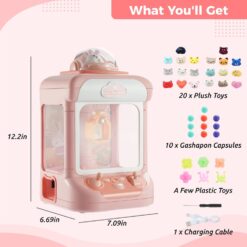 Set jucarii interactive pentru Copii, Gashapon Capsules, 3-6 ani, Roz 01