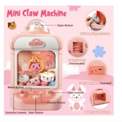 Set jucarii interactive pentru Copii, Gashapon Capsules, 3-6 ani, Roz 01