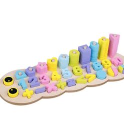 Sortator forme geometrice, joc logaritmic, 2 in 1 activitati, 3 ani 01