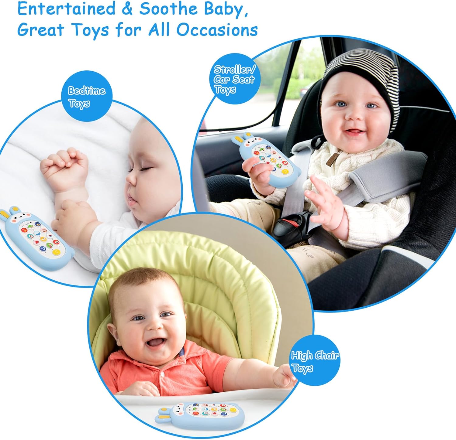 Telefon bebelusi cu sunete si joc dentitie, Iepuras, 18 luni 007