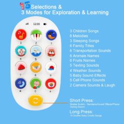 Telefon bebelusi cu sunete si joc dentitie, Iepuras, 18 luni 007