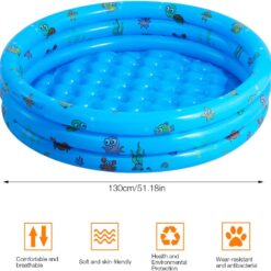 Piscina gonflabila cu podea moale 130 x 35 cm, Albastru