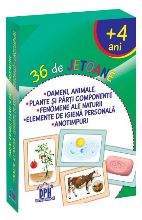 36 de carduri educative, Oameni, Animale, Plante, Fenomene, Igiena, Anotimpuri, 4 ani+ 01