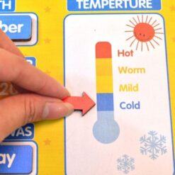 Calendar magnetic din Lemn, Limba Engleza, 3 ani+ 01