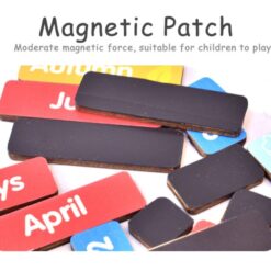 Calendar magnetic din Lemn, Limba Engleza, 3 ani+ 01