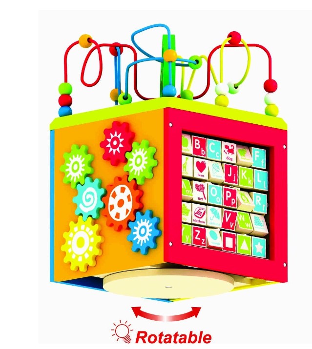 Centru de activitati 5 in 1, Jucarie educativa, 3 ani, 45 CM 01