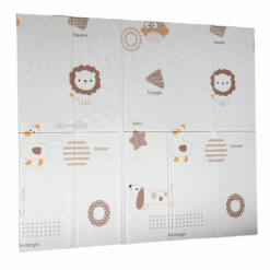 Covor pliabil de joaca, termoizolant cu doua fete 200 x 180 cm, Orasel si Animale 04