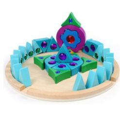 Set de cuburi senzoriale din lemn 01