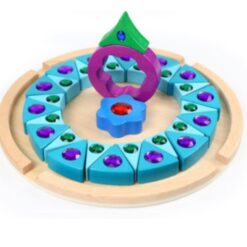 Set de cuburi senzoriale din lemn 01