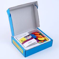 Joc creativ Montessori, Puzzle cu pietricele colorate si joc echilibru, 36 piese, 3 ani 02