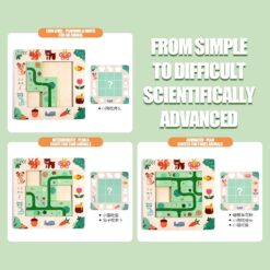 Joc de logica si inteligenta, Puzzle educativ de orientare, 3 ANI 13