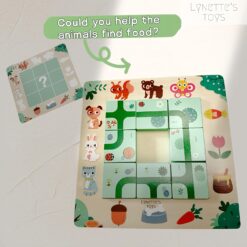 Joc de logica si inteligenta, Puzzle educativ de orientare, 3 ANI 13