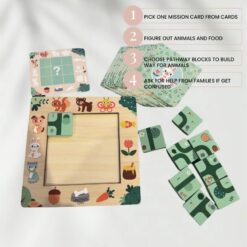 Joc de logica si inteligenta, Puzzle educativ de orientare, 3 ANI 13