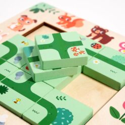 Joc de logica si inteligenta, Puzzle educativ de orientare, 3 ANI 13