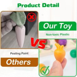 Joc de tip Montessori, Gradina mea de fructe si legume, 3 ani 01