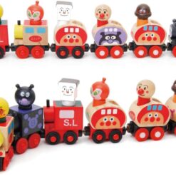 Joc educatic cu 6 piese, Trenulet magnetic, 3 ani 01